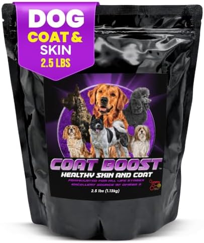 CPN Coat Boost Dog Skin & Coat Supplement Omega3 Green Lipped Mussel 2.5lbs