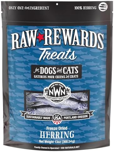 Northwest Naturals Raw Rewards Freeze-Dried Herring Treats - 13oz