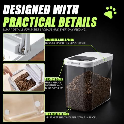 LivLab Mker Dog Food Storage Container 10 Lbs, 10 Lbs