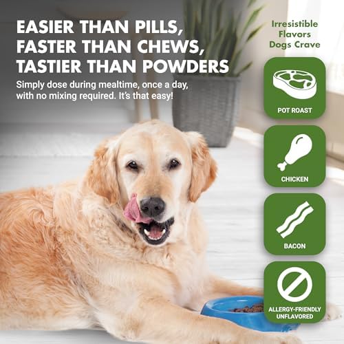 LIQUID-VET by Cool PET Holistics K9 Hip & Joint Advanced Formula, Bacon Flavor, 32 oz