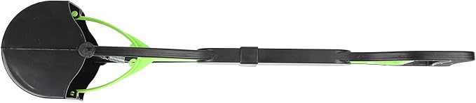 Pet Pooper Scooper, Jaw Easy to Carry Poop Scoop Long Handle Rugged for Easy Grass and Gravel Pick Up for Pet Waste Pick Up(Green+Black)