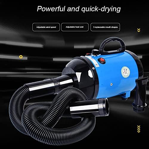 Dog Blow Dryer 2600W, Professional Dog Quiet Hair Dryer High Velocity Air Forced Adjustable Speed Bathing Wash for Small Medium Large Dogs Cats Pets,Purple