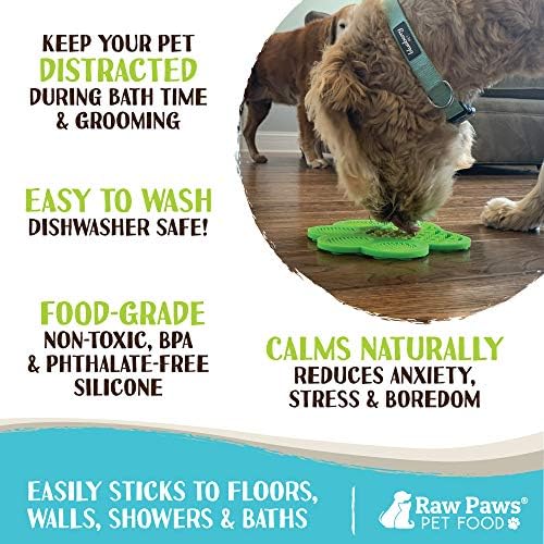 Raw Paws Licking Mats, 2-ct - Calming Lick Mat for Dogs & Cats - Easy Clean