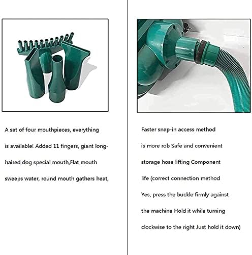 Double Motor Dog Dryer Pet Dryer 3300W Dog Cat Dog Dryer Low Noise Dog Care Pet Dryer 4-Step Wind Speed and 2 Step Independent