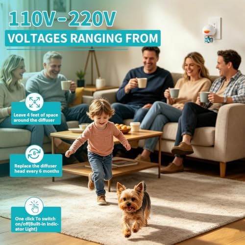 Dog Calming Diffuser, Calming Pheromones, 2Plug in+4Refill