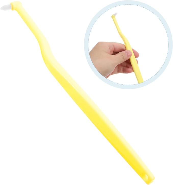 Soft Mini Head PET Toothbrush for Dogs and Cats Long Handle Oral Cleaning Tool Gentle Bristles for Small Breeds and Kittens for Regular Oral Hygiene