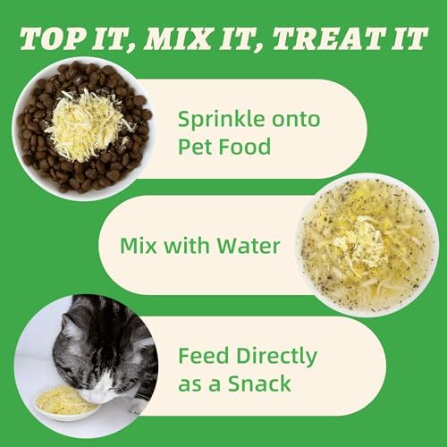 Wellix Freeze Dried Catnip Dog & Cat Food Topper, 7.05oz