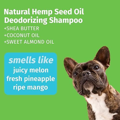 Hempz Petz, Dog Shampoo, Cleans, Sweet Pineapple, 17 oz | Botanical formula cleanses while helping add fullness and shine