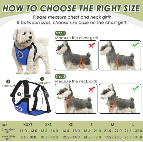 SlowTon Dog Car Seat Belt Harness - BL, S