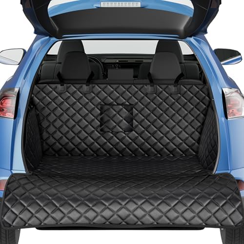 PETICON SUV Cargo Liner - PU Leather, Bumper Flap