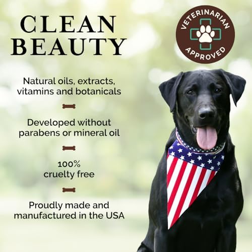 6-in-1 Moisturizing Dog Shampoo | Made with Naturally Derived Ingredients to Cleanse, Soothe, Deodorize, and Soften The Skin and Coat 480ml