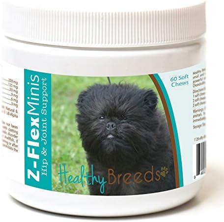 Healthy Breeds Affenpinscher Z-Flex Minis Hip and Joint Support Soft Chews 60 Count