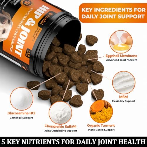Dog Hip & Joint Supplement, 180 Chicken Chews