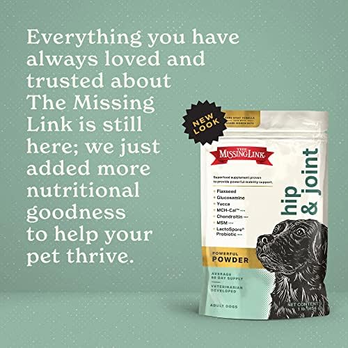 The Missing Link Hip & Joint Superfood Supplement Powder, Dogs, 1 lb (2pk)