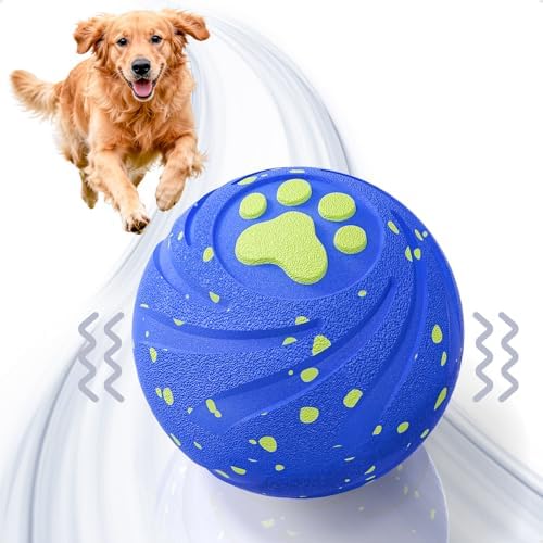 Interactive Dog Toys Automatic Bouncing Dog Ball for Small & Large Dogs | E-TPU Material, IPX7 Waterproof, 3 Play Modes, Keeps Dogs Busy, Anti Boredom Play, Moving Ball, Rechargeable, Indoor Exercise
