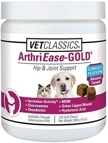 Vet Classics Arthriease-Gold Joint Supplement for Dogs - 120 Count