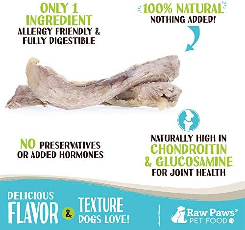 Raw Paws Freeze Dried Duck Necks for Dogs, 5-oz - Single Ingredient