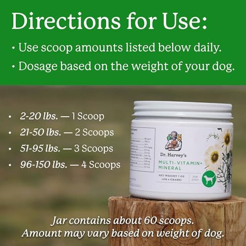 Dr. Harvey's Herbal Multi-Vitamin and Mineral Supplement for Dogs (7 Ounces)