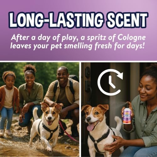 Bodhi Dog Premium Dog Cologne - Deodorizing Dog Perfume & Conditioner for Dogs & Cats - Natural Long Lasting Spray - Keeps Pets Fresh All Day - Gentle & Safe Formula, Made in USA (Patchouli 4 Fl Oz)
