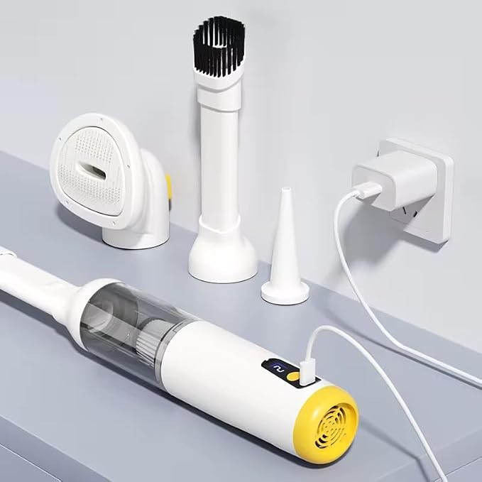 3-in-1 Pet Grooming Dryer Brush – Low Noise Dog & Cat Hair Dryer, Blower, Deshedding Comb & Vacuum Cleaner for Fast Drying and Hair Removal