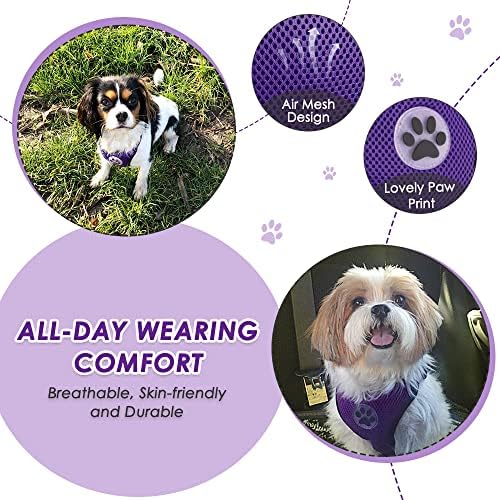 Lukovee Dog Car Harness Seat Belt, 2-in-1 Buckle