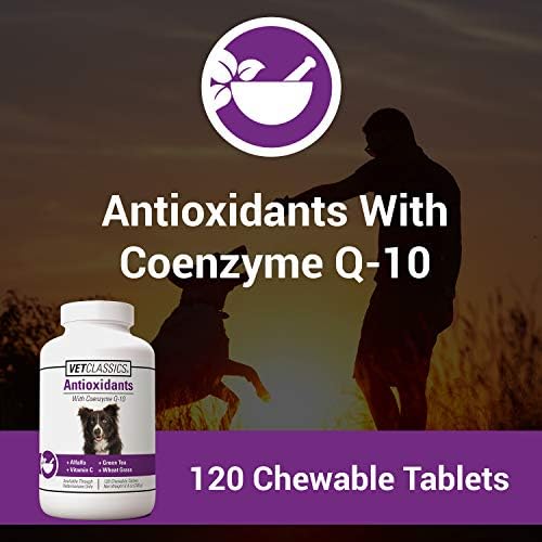 Vet Classics Antioxidants Supplement with Coenzyme Q-10 for Dogs - 120 Ct