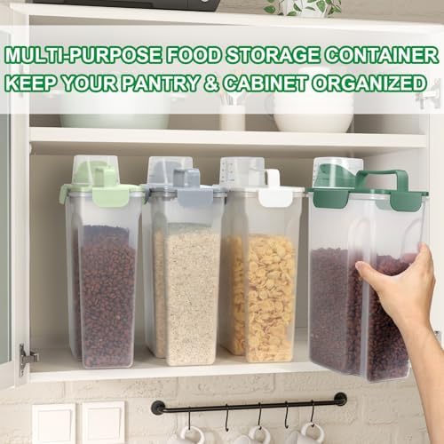 TBMax Cat Dog Food Storage Container 5 to 7 lbs, 7 lbs, Green