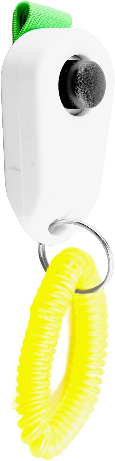 Zerodis Pet Dog Training Clicker with Wrist Bands Strap, Poop Bag Dispenser