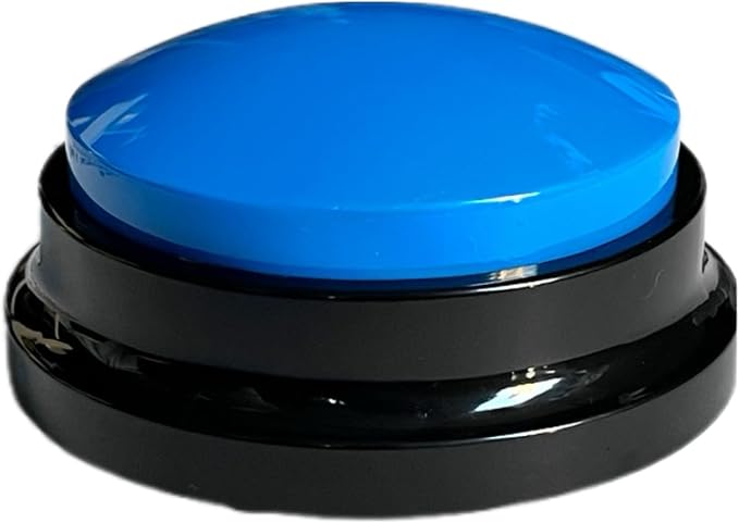 Dog Talk Buttons Voice Recording Button, Midnight Blue