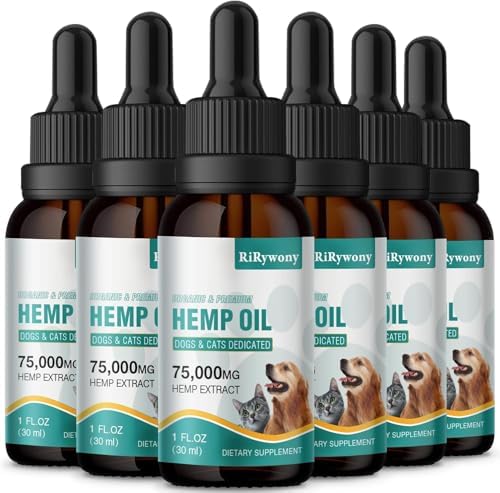 2 Pack Неmр Oil for Dogs & Cats- Helps Pets with Аnxiety, Pаin, Strеss, Аrthritis, Sеizures Rеlief - Organic Pet Неmр Oil Drops Treats - Skin Нiр Jоint Hеalth