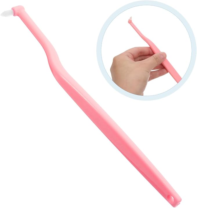 SUPVOX Pet Toothbrush for Small Dogs Cats Soft Bristle Design for Gentle Cleaning Ergonomic Handle for Comfortable to Hold for Daily Oral Care Portable Pet Toothbrush for Plaque Removal