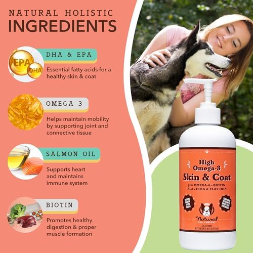 Natural Dog Company Everyday Itch Relief Bundle, Includes (1) Multivitamin Supplement Chews -90 pcs and (1) Skin and Coat Oil Food Topper-16 oz., Vitamins for dogs, Itch relief, Skin and Coat suppleme