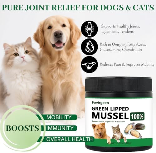 2 Pack Green lipped Mussels for Dogs Hip & Joint Care