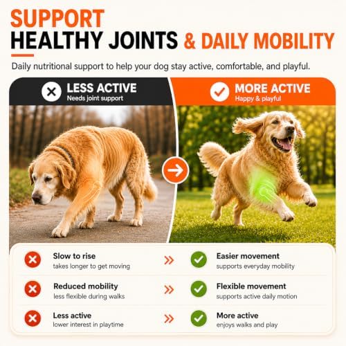 Dog Hip & Joint Supplement, 180 Chicken Chews