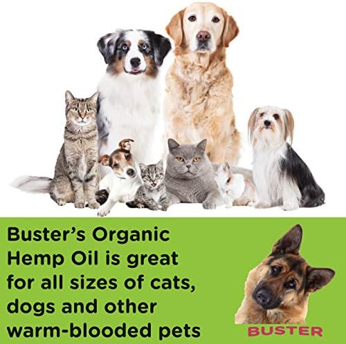 Buster's Hemp Oil for Dogs & Cats, Joint & Calming, Coat, 4-Pack