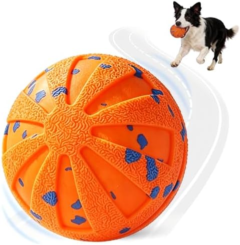 Self-Moving Rolling Dog Ball, Interactive Toy, Rechargeable | Automatic Jumping, Electric, Motion Activated, Mental Stimulation, 3 Modes, Anti-Boredom, Small Medium Large Breeds
