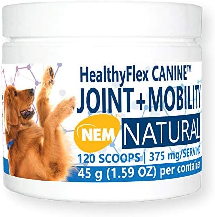HealthyFlex Canine™ Joint + Mobility Dietary Supplement for Dogs, Natural Eggshell Membrane NEM Formula