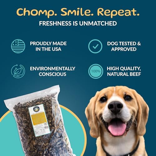 TREATOPIA Beef Lung Nuggies Dog Treats, 4 LB Bag - All-Natural