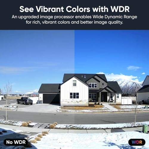 WYZE Cam v4 (Latest Model), 2.5K AI Security Camera, Indoor/Outdoor Cameras for Home Security, Baby Monitor & Pet Camera, Color Night Vision, No Subscription Required (2 Pack)