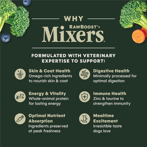 Instinct Freeze Dried Mixers, Dog Food Toppers, Chicken + Beef Bundle, 14 oz.