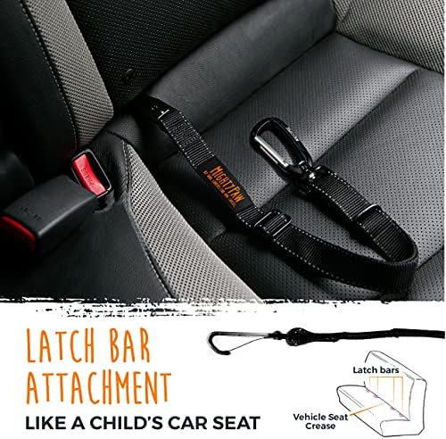 Mighty Paw Dog Seat Belt for Car - LATCH Compatible, Aviation Grade Aluminum