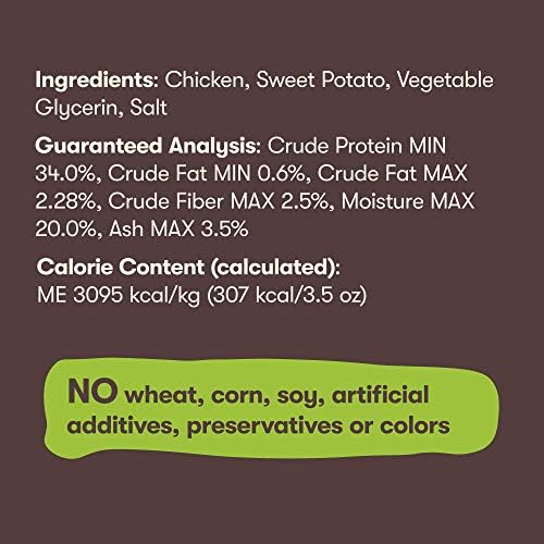 Pet 'n Shape Sweet Potato Chews Jerky Dog Treats - 8 Ounce