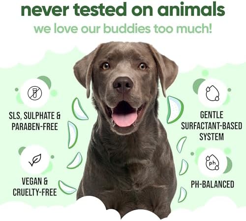 Shed Control Dog Shampoo by Buddycare | Aloe & Lemongrass Scented | with Aloe Vera and Pro Vitamin B5 (33.8oz)