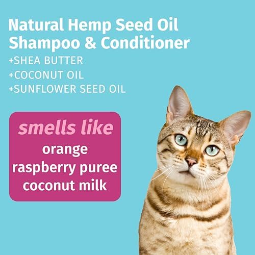 Hempz Petz, Shampoo, Orange & Red Raspberry, 17 oz. | Botanical formula cleanses while helping add fullness and shine