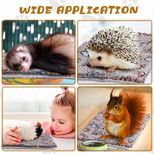 Tuanse 4 Pack Soft Pet Bed Mat Small Dog Crate Fleece