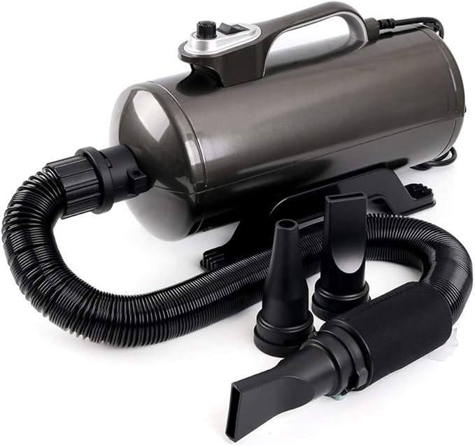 Pet Grooming High Velocity Hairdryer, Pet Supplies Pet Hair Dryer A Powerful But Quiet Dog Dryer with Variable Speed 2200W Heater Blaster Hairdryer
