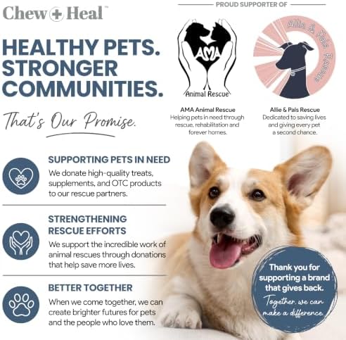 Senior Dog Vision and Cognition Supplement, 120 Eye Care and Memory Chews | Senior Dog Vision and Cognition Chews - 7-in-1 Multivitamin with Omega Fatty Acids, Vitamins, and Botanicals