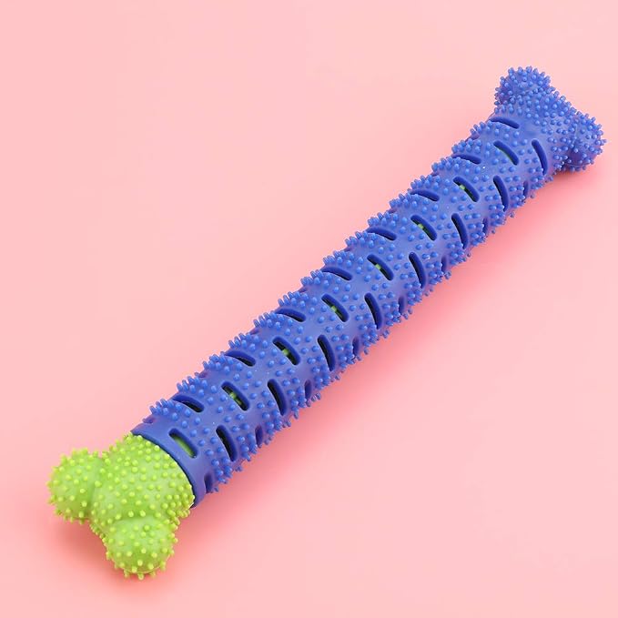 Gavigain Silicone Dog Toothbrush Stick, Multi Directional, Gum Massage, Easy to Clean, for Dogs, Effective Plaque and Tartar Removal