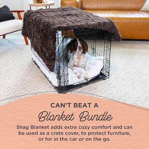 Best Friends by Sheri Calming Donut Dog Bed, X-Large, Dark Chocolate, 45"x45"