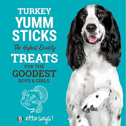 Etta Says! Yumm Sticks Turkey Jerky Dog Treats - 12ct